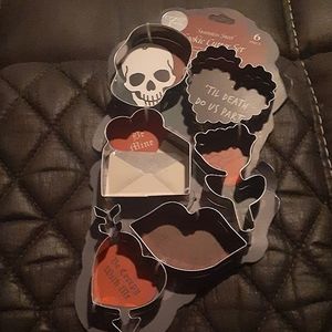 Stainless Steel Goth Valentine's Day Cookie Cutters
